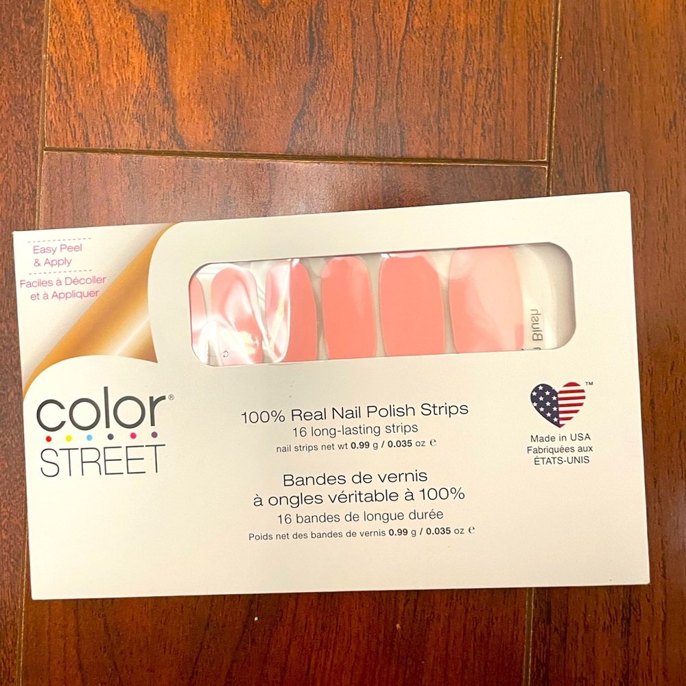 Color street nails Charleston blush design